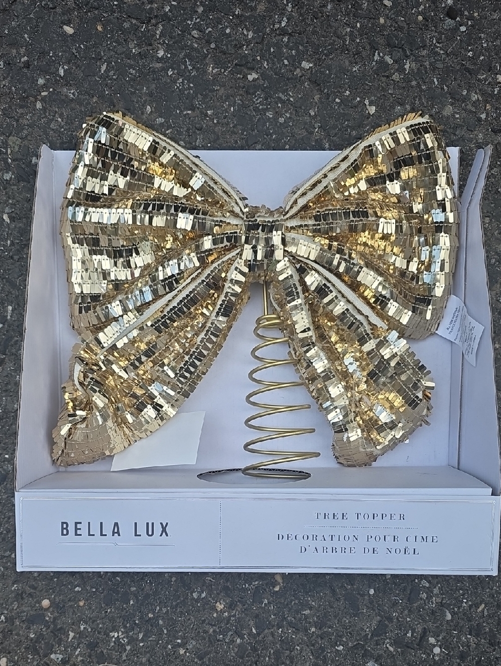 Bella Lux Gold TREE Topper NEW